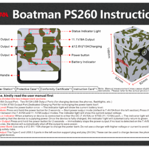 Alternative view of powerbank 260 Watt